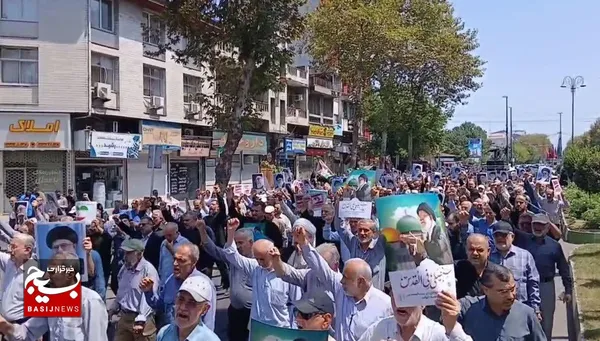 راهپیمایی جمعه خشم در گیلان