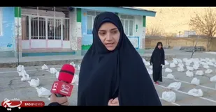 خواهران بسیجی یاری گر خانواده های عزتمند شدند+فیلم