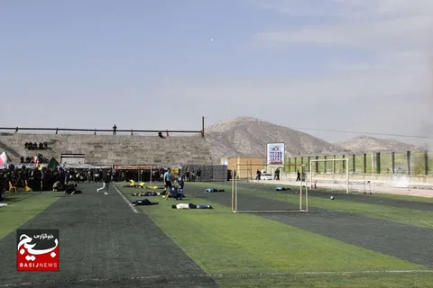 یادواره شهدا زمین فوتبال شهرستان چوار