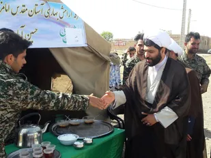 بازدید معاون فرهنگی اداره کل اوقاف استان از طرح آرامش بهاری در شهرستان های شاهرود و میامی