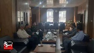 دیدار اعضای شورا و دهیار با فرمانده سپاه شهرستان عسلویه