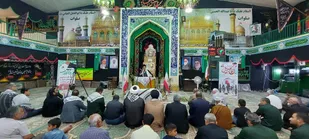حضور بسیجیان حوزه مقاومت بسیج امام خامنه&zwnj;ای (مدظله) در نماز جمعه
