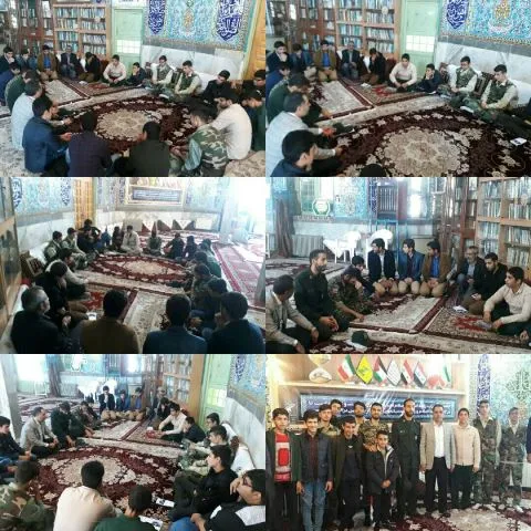 نشست دانش آموزان بسیجی با مدیرآموزش و پرورش فراهان و مسئول بسیج دانش آموزی شهرستان+عکس