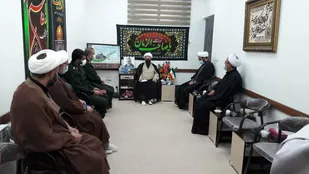دیدار فرمانده سپاه شاهرود با امام جمعه این شهر به مناسبت روز جهانی مسجد+ عکس