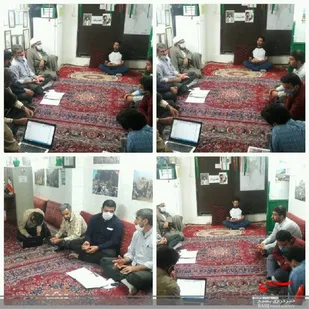 نشست صمیمی فرمانده سپاه اسفراین با بسیجیان حوزه امام حسن(ع)