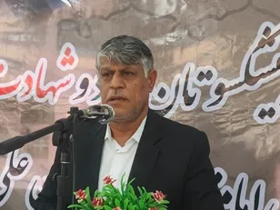 آئین تجلیل از پیشکسوتان جهاد و شهادت در گناوه برگزار شد