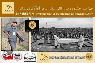 کسب مدال طلای جشنواره بین المللی نارین 2024 توسط عکاس بسیجی