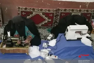 فعال شدن کارگاه های تولید ماسک در قصرقند