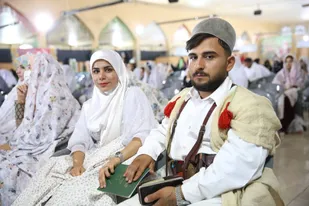 آغاز زندگی مشترک ۳۱۳ زوج&zwnj; کهگیلویه و بویراحمدی + (فیلم و تصاویر )