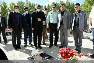ادای احترام مسئولین به مقام سردار شهید &laquo;حاج میرزا محمد سلگی&raquo;