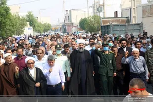راهپیمایی بزرگ خورموجی&zwnj;ها در محکومیت آشوب و ترور