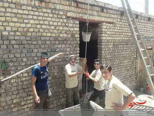 ساخت نانوایی سنتی در روستای چاله گنبد بخش سلفچگان+تصاویر