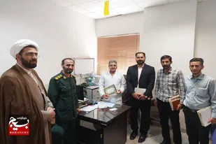 تقدیر فرمانده سپاه ناحیه کبودراهنگ از پزشکان و متخصصان بیمارستان امام رضا(ع)