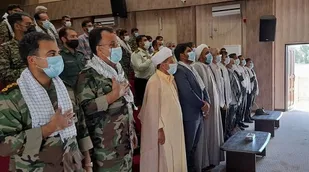 همایش بزرگ اقتدار بسیجیان جزیره بوموسی برگزار شد