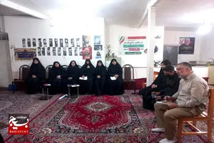 بازدید مسئول بسیج جامعه زنان سپاه انصارالحسین(ع) از پایگاه ساجده همدان