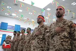مراسم گرامیداشت روز سرباز در ستاد سپاه انصارالرضا علیه السلام
