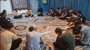 هدیه تلاوت قرآن به روح شهدای خدمت در ساوه