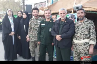 سرکشی سردار فرجی از ایستگاه جمع&zwnj;آوری کمک&zwnj;های مردمی پایگاه نواب همدان