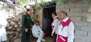 برگزاری اردوی جهادی بسیج کارمندان و ادرات کهگیلویه و بویراحمد در روستای سرآسیاب بهمیی +( تصاویر)