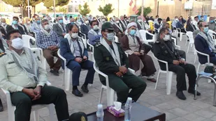 همایش تجلیل از رزمندگان در فردوس برگزار شد