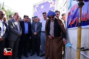 افتتاح طرح آبرسانی به روستای شیفه رامهرمز