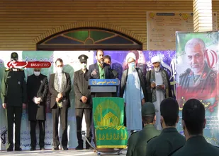 حضور خادمان حرم رضوی در سپاه امیرالمؤمنین (ع) استان ایلام