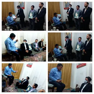 دیدار وسرکشی از خانواده شهداء در زرند انجام شد
