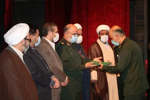 مراسم تکریم و معارفه فرمانده سپاه ناحیه ساوه