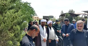 مراسم تشییع و تدفین پیکر خادمه ی&zwnj; حضرت زهرا سلام الله علیها مرحومه ابدالی