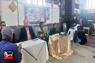 برگزاری اردوی جهادی و میز خدمت در روستای ضربعلی ملایر