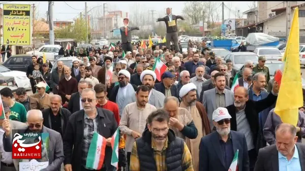 راهپیمایی روز قدس در رشت