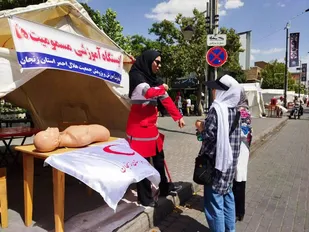 رشد ۶۰ درصدی آموزش های هلال احمر زنجان