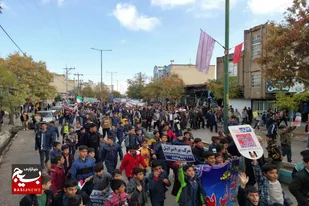 راهپیمایی یوم الله ۱۳ آبان در کبودراهنگ