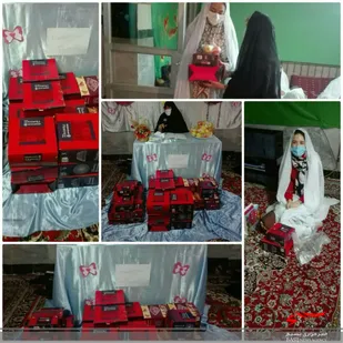 اهداء جهیزیه به نوعروسان نیازمند شهر آشخانه