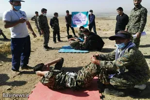 آزمون آمادگی جسمانی گردان بیت المقدس حوزه شهید رجایی چنار