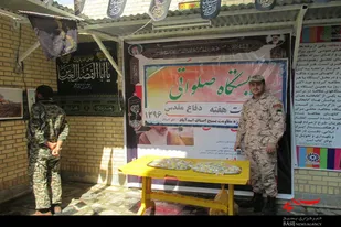 برگزاری ایستگاه صلواتی به&zwnj;مناسبت هفته دفاع مقدس در اسدآباد