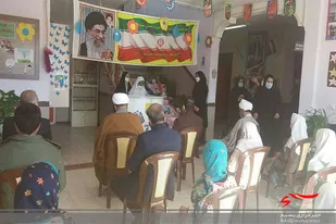 زنگ انقلاب در دبستان جامی برزول به صدا درآمد