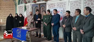 تجدید میثاق فرهنگیان بسیجی شاهرود با آرمان&zwnj;های شهدا+ تصاویر