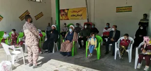 تجلیل از رزمندگان و آتش نشانان بیارجمند برگزار شد+ تصاویر