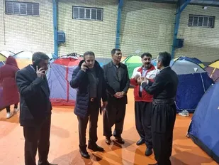 اسکان اضطراری مسافران نوروزی در شهرستان بانه