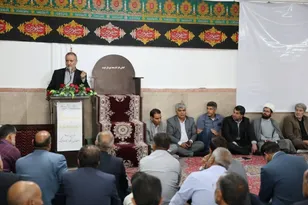 دیدار چهره به چهره استاندار با مردم دهستان براکوه شهرستان خوسف