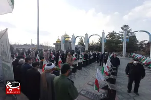 تجدید بیعت مسئولین شهرستان تویسرکان با شهدا