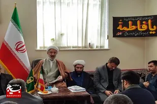 تجدید میثاق بسیجیان با امام جمعه بخش صالح آباد