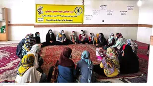 برگزاری اردوی جهادی طلاب خواهر بسیجی در دهستان طرود شاهرود