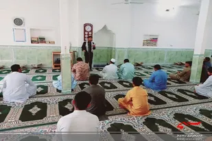 گرامیداشت سالروز تشکیل بسیج مستضعفین در نماز جمعه روستای رامک شهرستان فنوج