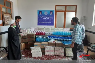 تهیه و توزیع 350 بسته حمایتی بین نیازمندان در درگزین