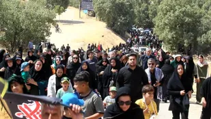 پیاده روی جاماندگان اربعین حسینی در یاسوج + ( فیلم و تصاویر  )