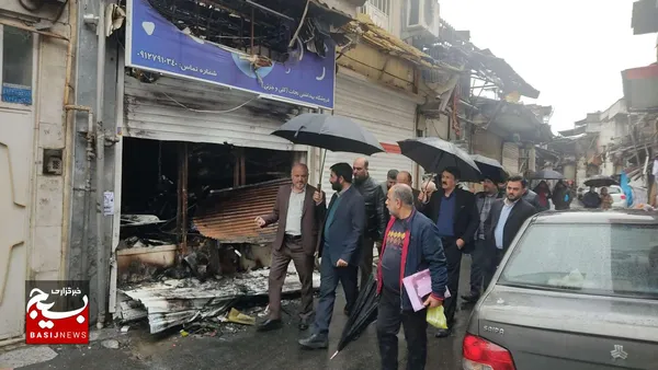 بازدید رئیس سازمان بسیج اصناف کشور از بازار رشت