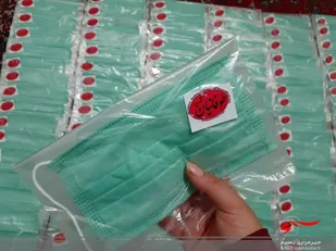 هزار ماسک بهداشتی در قالب رزمایش آمرین سلامت در رجائی شهر توزیع شد