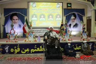 مراسم گرامیداشت چهلمین روز شهادت شهدای تیپ نیروهای مخصوص ۱۱۰ سلمان فارسی در زاهدان